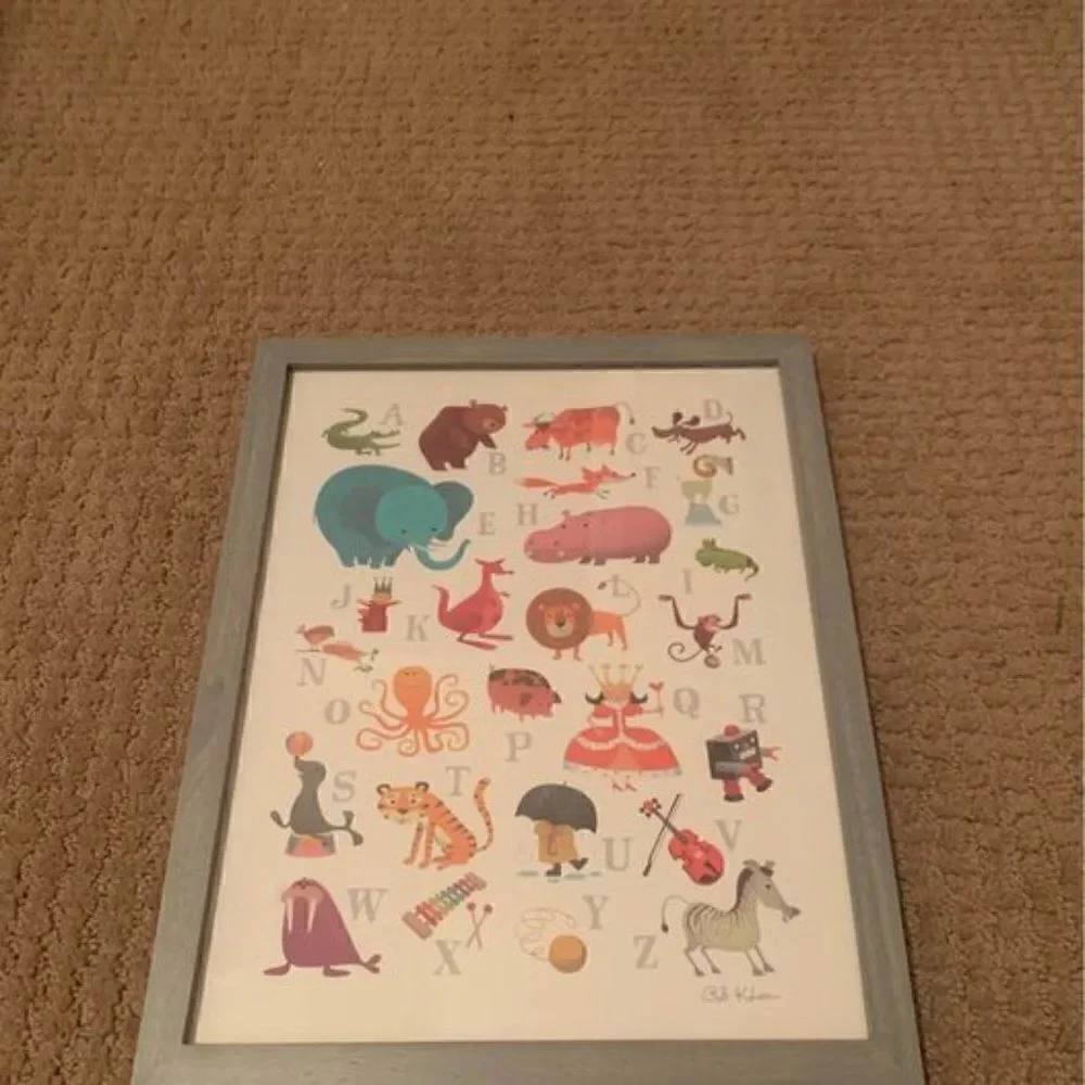 Hallmark Alphabet Framed Print by Bob Kolar